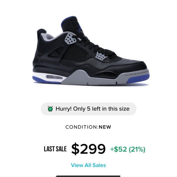 COPY - Air Jordan retro 4 alternate motorsport